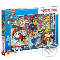 Supercolor Paw Patrol - puzzle z kategorie 60 - 300 dílků