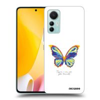 Silikónový čierny obal pre Xiaomi 12 Lite - Diamanty White