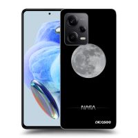 Silikónový čierny obal pre Xiaomi Redmi Note 12 Pro 5G - Moon Minimal