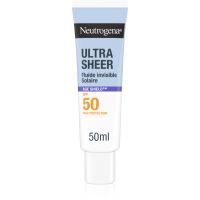 Neutrogena Ultra Sheer Age Shield fluid cu o consistenta usoara SPF 50 50 ml