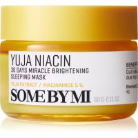 Some By Mi Yuja Niacin Brightening rozjasňujúca nočná maska 60 g