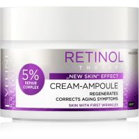 Eveline Cosmetics Cream-Ampoule Retinol crema regeneratoare de noapte impotriva primelor semne de imbatranire ale pielii 50 ml