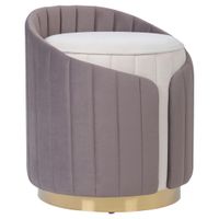 MID.YOU TABURETKA, textil, 40/45 cm