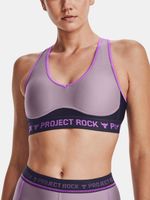 Under Armour UA Project Rock Crsbck Dsrpt Sport Büstenhalter Lila