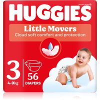 Huggies Little Movers Ultra Comfort plenice za enkratno uporabo Jumbo 4 - 9 kg 56 kg