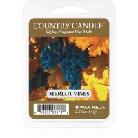 Country Candle Merlot Vines vosek za aroma lučko 64 g