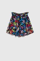 WOMEN'S SHORTS L-SH-4018 NAVY