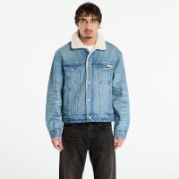 Μπουφάν Calvin Klein Jeans 90S Sherpa Trucker Jacket Blue M