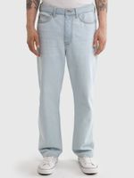 Big Star Man's Loose Trousers Denim 190056 Light Denim-246