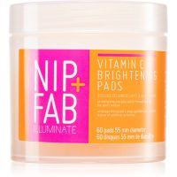 NIP+FAB Vitamin C Fix čistilne blazinice za osvetlitev kože 60 kos