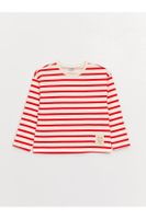 LC Waikiki Crew Neck Striped Long Sleeve Girl's T-Shirt