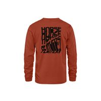 HORSEFEATHERS Triko Xerox LS - ginger RED velikost L