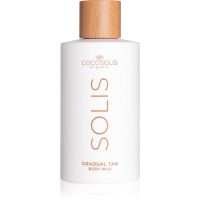 COCOSOLIS SOLIS Gradual Tan Body Milk Selbstbräuner-Milch für schrittweises Bräunen mit Duft Caramel Latte 200 ml
