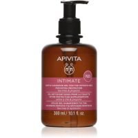 Apivita Intimate Plus Cleansing Gel нежен пенлив почистващ гел за интимна хигиена 300 мл.