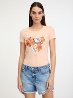 Guess Tropical Triangle Tricou Portocaliu