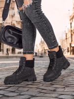 Resti Black women's insulated trapper boots Hogenaf