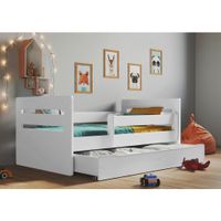 MID.YOU POSTEĽ PRE DETI A MLÁDEŽ 80/180 cm, biela