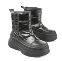 buty zimowe damskie - OLYMPIA VELBOOT QUILT - BUFFALO - 1270151-BLK 39