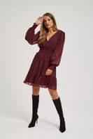 Dress with puffy sleeves