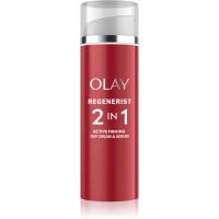 Olay Regenerist 2 in 1 Day Cream & Serum cremă de zi și ser cu efect de fermitate antirid 2in1 50 ml