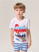 Sinsay - Bawełniana piżama dwuczęściowa z krótkim rękawem Paw Patrol - biały