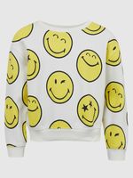 GAP Gap & Smiley® Bluza dziecięca Biały