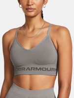 Under Armour Bra UA Seamless Low Long Bra-GRY - Women
