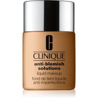 Clinique Anti-Blemish Solutions™ Liquid Makeup fedő hatású alapozó az aknéra hajlamos zsíros bőrre árnyalat CN 40 Cream Chamois 30 ml