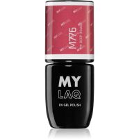 MYLAQ UV Gel Polish lac de unghii sub forma de gel culoare My Deep Rouge 5 ml