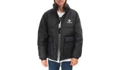 Converse Short Down Jacket - Pánske - Bunda Converse - Čierne - 10023755-A03 - Veľkosť: M