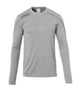 UHLSPORT Tehnička sportska majica 'Stream 22'  siva melange / crna