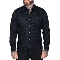 Herrenhemd WORNSTAR - Amaryllis - Black L