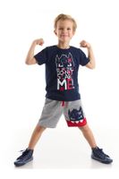 Denokids Fearless Boys T-shirt Shorts Set