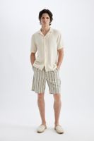 DEFACTO Regular Fit Cotton Bermuda Shorts