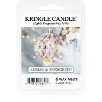 Kringle Candle Aurum & Evergreen vosek za aroma lučko 64 g