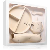 Mushie Feeding Toddler Set набір посуду для малюків від року 6m+ Bees