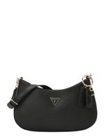 GUESS Ručna torbica 'NOELLE II TOP ZIP SHOULDER BAG'  crna