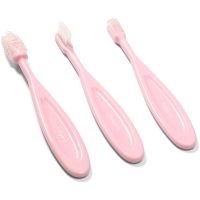 BabyOno Toothbrush дитяча зубна щітка Pink 3 кс