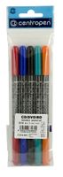 Centropen 3616 Popisovač na CD 0,6mm/1,2mm double permanent 5ks sada