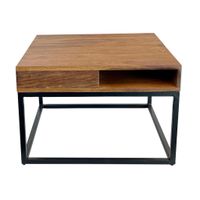 Livetastic KONFERENČNÝ STOLÍK, farba indického palisandra, drevo, 60/60/40 cm