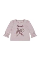 Levi's Detské bavlnené tričko s dlhým rukávom Levi's LS KNOT FRONT KNIT TOP