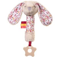 BabyOno Have Fun Squeaky Toy Bunny παιχνίδι με ήχους για παιδιά από τη γέννηση 1 τμχ