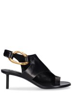 60mm Leather Round Ring Sandals