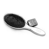 Olivia Garden Ceramic+Ion Supreme Combo Silver szczotka do włosów z nylonowymi włóknami i włosiem dzika