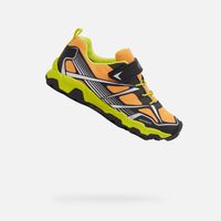 Yellow boys' sneakers Geox Magnetar B ABX - Boys