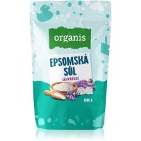 Organis Epsomská soľ Levanduľa soľ do kúpeľa 1000 g
