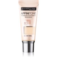 Maybelline Affinitone hydratačný make-up odtieň 02 Light Porcelain 30 ml