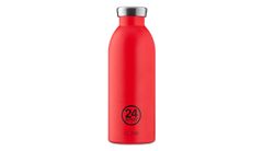 24 Bottles Clima Bottle Stone Hot Red 500ml Unisex - Lahev 24Bottles - Červená - CB_050_665-One-size - Size: One size