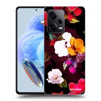 Silikónový prehľadný obal pre Xiaomi Redmi Note 12 5G - Flowers and Berries