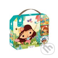 Puzzle v kufríku 4v1 Ročné obdobia - puzzle z kategorie Maxi dílky